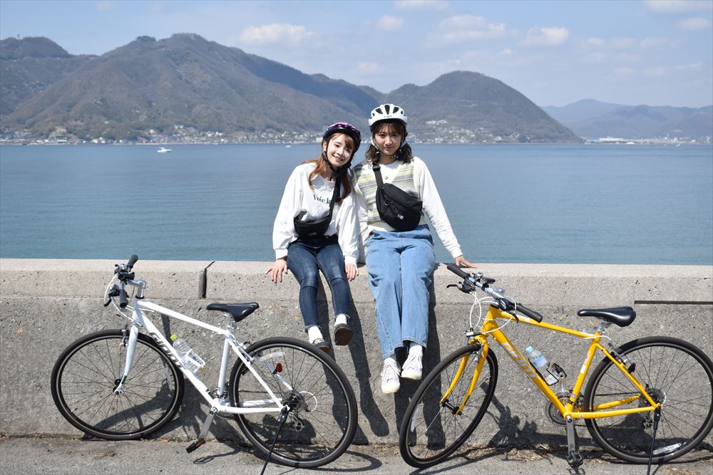 鷺島 クロスバイク爽快ツアー（ランチ・お土産付き）広島県 三原 